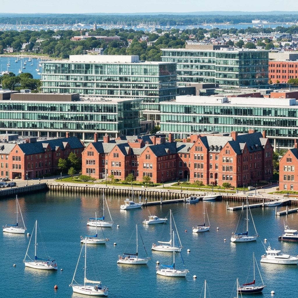 Nordwick Tech Campus overlooking the harbor